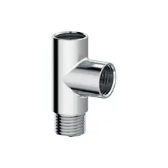 Censi - Conexão em T de Latão Cromado Rosca Macho 1/2" X Fêmea X Fêmea 1/2