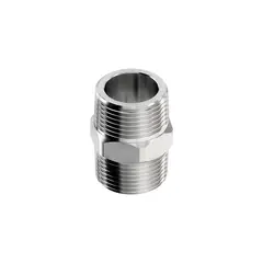 Censi - Niple Duplo de Latão Cromado Rosca 3/4"