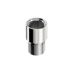 Censi - Extensão de Latão Cromado Macho X Fêmea 1/2" X 20mm