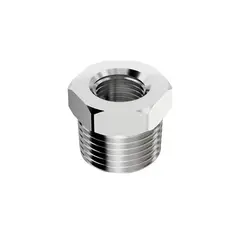 Censi - Bucha de Redução em Latão Cromado Rosca 1/4" X 1/2"