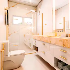 Eliane - Porcelanato Bianco Oro Pólido 120X240