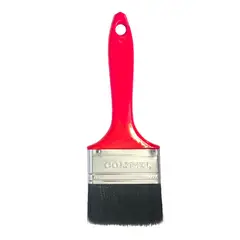 Pincéis Compel - Trincha 3 Cerda Preta Cabo Vermelho Referencia 407