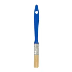 Pincéis Compel - Trincha 1/2 Sintetica Branca Cabo Azul Referencia 601