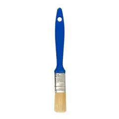 Pincéis Compel - Trincha 1/2 Sintetica Branca Cabo Azul Referencia 602