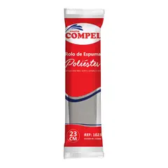 Pinceis Compel - Rolo de 23cm Espuma Poliester sem Cabo.