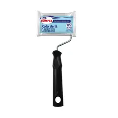 Pinceis Compel - Rolo de Lã Carneiro 05cm com Cabo