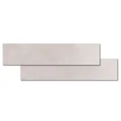 Portobello - Rodapé Porcelanato Acetinado Esmaltado Cinza 20X120cm Retificado Nord Ris