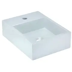 Venturi - Cuba Topazio 35x35cm Branco