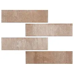 Portobello - Porcelanato Mate Esmaltado Avermelhado 7x26cm Bold Caixa 0,92m² Baltimore Reddish
