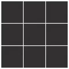 Portobello - Revestimento Mate Esmaltado Preto 9,5x9,5cm Bold Caixa 1,35m² Coal