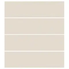 Portobello - Porcelanato Mate Esmaltado Branco 7x26cm Bold Caixa 0,9m² Off White