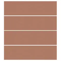 Portobello - Revestimento Mate Esmaltado Rosa 7x26cm Bold Caixa 0,9m² Blush