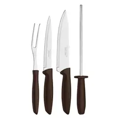 Tramontina - Kit Churrasco Inox 4 Peças Plenus Mar