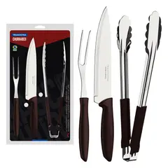 Tramontina - Kit Churrasco Inox 3 Peças Plenus Mar