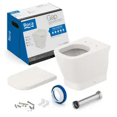 Roca - Kit Gap Bacia Convencional Completo Beige