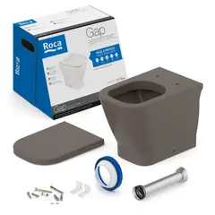 Roca - Kit Gap Bacia Convencional Completo Café