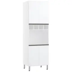 Luciane Cozinhas - Torre 70cm Nicho Microondas Luciane Pérola