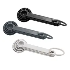 Lyor - Conjunto 5 Colheres Medidoras de Bambu e Pp Sortido -