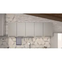 Cozimax - Armário Aéreo Aço Jupiter 174cm Cinza