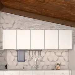 Cozimax - Armário Aéreo Aço Jupiter 192cm Branco