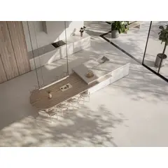 Roca - Porcelanato Kronos Off Wh Mt Retificado 160x160 Caixa 2,56