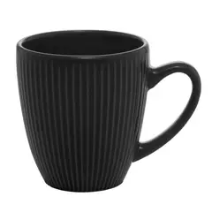 Lyor - Caneca de Cerâmica Roma Preta 210ml -