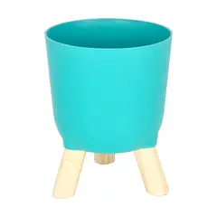All Garden - Cachepo Boho Verde Retro 16,5x13x13cm