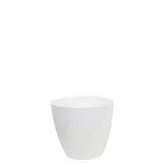Vasart - Cachepot Plástico Bage 6x6cm Branco