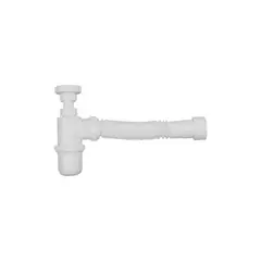 Bognar Metais - Sifao Sanfona Com Copo Universal Branco