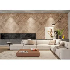 Portinari - Porcelanato Natural Tavola Decor Be 58,4X58,4cm Caixa 1,70m²
