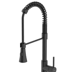 Celite - Monocomando P/Cozinha De Mesa C/ Bica Móvel E Duas Funções Gourmet
 Preto Matte