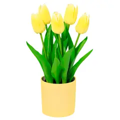 Just Home Collection - Sb Planta Art Tulipa Amarela