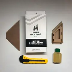 Meu Rodape - Kit de Instalação para Rodapé e Roda Teto Meu Rodapé