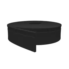 Meu Rodape - Rodape E.v.a Rp 16 10x1 Preto Rolo 2.5