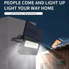 Dairu - Refletor Solar Led Sb 18W Biv Preto