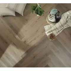 Eliane - Piso Vinilico Lvt Mind Almond Marron Interno 18,7x122.cm 2.,mm Caixa 4,13m²