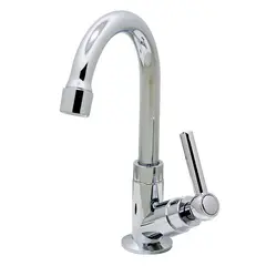 Bognar Metais - Torneira de Mesa Bica Média para Lavatório Cromada C29 1195