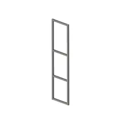Multivisão - Suporte Modular 3 Niveis em Aço Carbono Pintura Epox para Prateleira Tipo Industrial