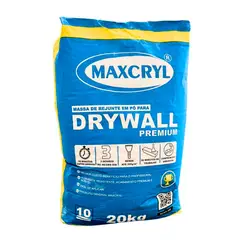 Maxcryl - Massa para Drywall em Pó 20kg