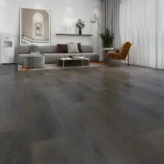 undefined - Piso Vinilico Spc Midnigth Oak Cinza 4mm 18.2x152.4 Caixa com 2,50m²  Holztek