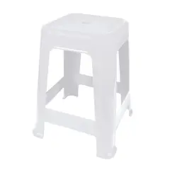 Mor - Banqueta de Plástico Empilhável Branco