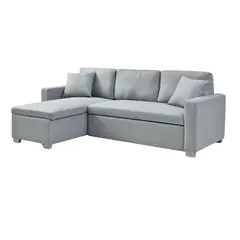 Just Home Collection - Sofá Cama de Canto com Gav Oliveira