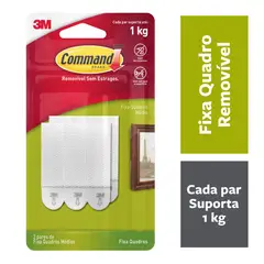 3m - Fecho Com Adesivo Command Médio