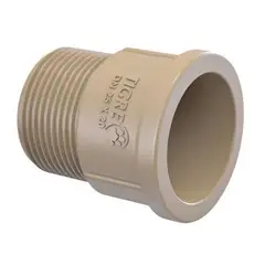 Tigre - Adaptador Curto Soldavel / Roscável Água Fria marrom 25mmx3/4"