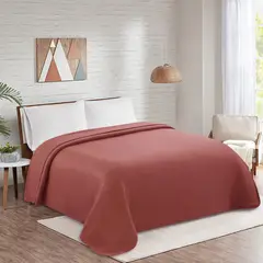Just Home Collection - Cobertor de Lã Casal Borgonha 195X220cm