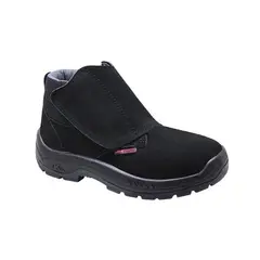 Kadesh - Botina Nobuck Velcro Bi Pp Preto 39