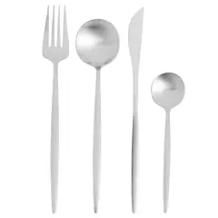 Lyor - Faqueiro com 16 Peças de Aço Inox Ópera
