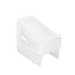 Ordene - Conjunto Sapateira de Plástico 4 Pares Lmpm Cristal 1x3