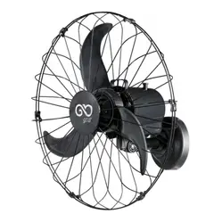 Goar - Ventilador V60 Parede Oscilante Preto Bivolt