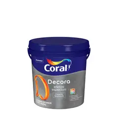 Coral - Decora Efeito Cimento Queimado Tubarão Branco 4,8kg